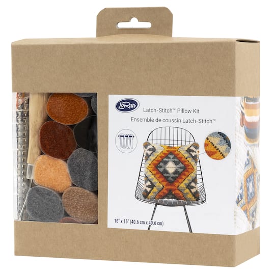 LoRan® Latch-Stitch™ Kilim Pillow Kit